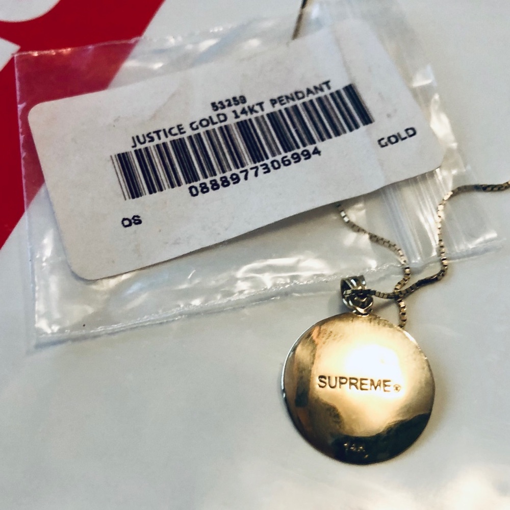 Supreme 14k Gold “Justice Piece” - Public Enemy
